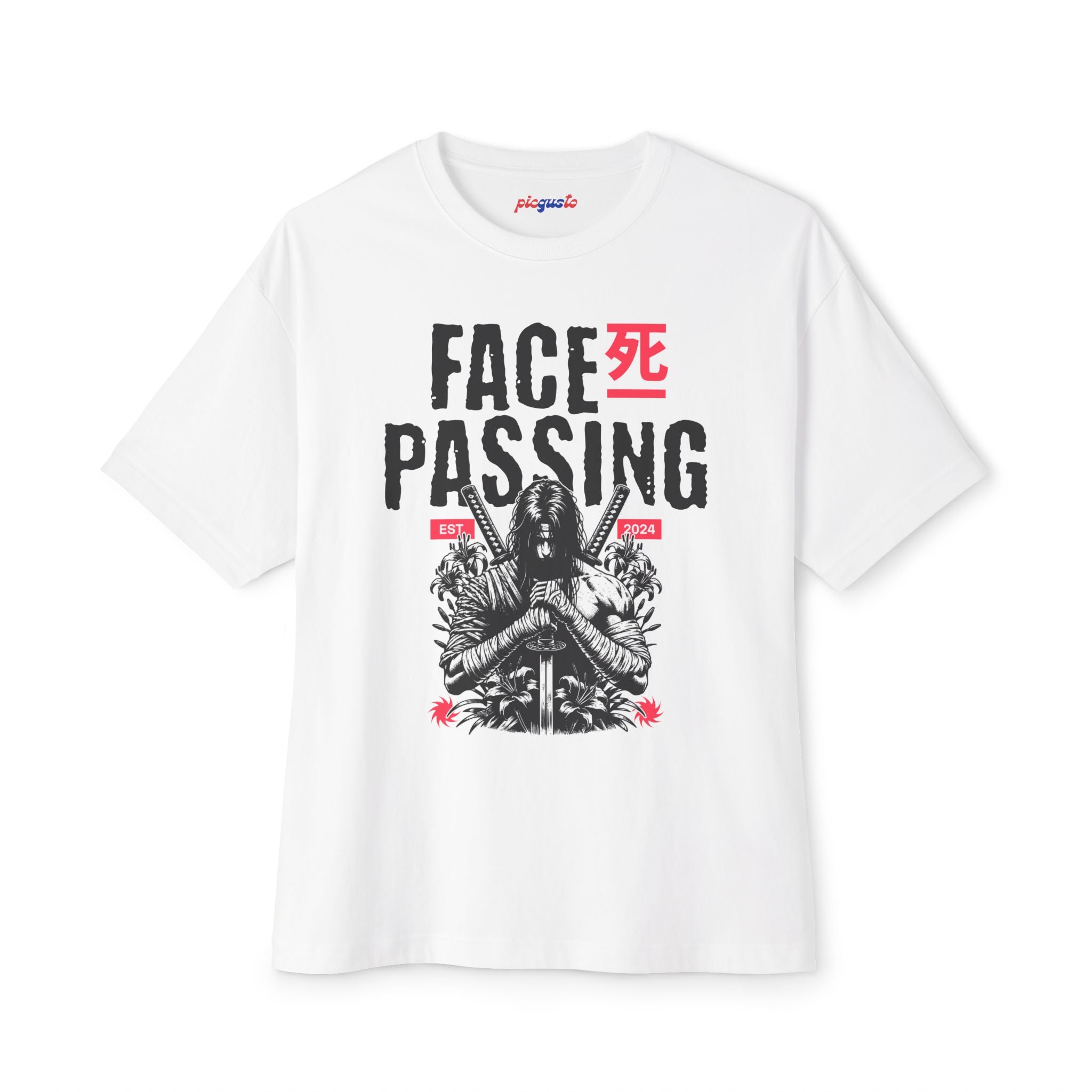 Face Passing Tee – Embrace the Warrior's Resolve! S4